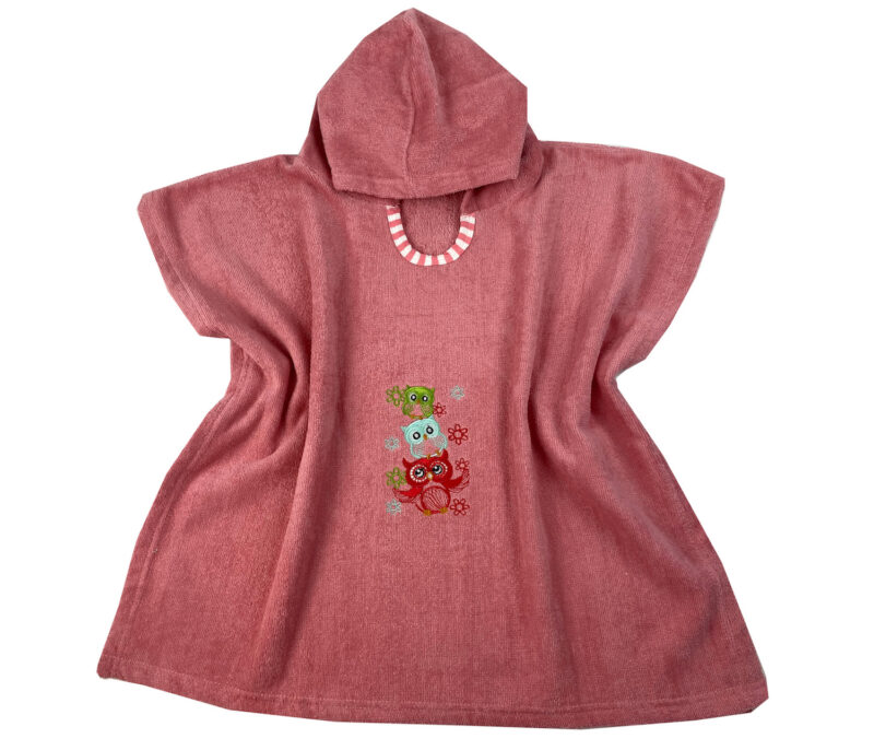 Παιδικό Πόντσο 2-4 Ετών family owls 55X110