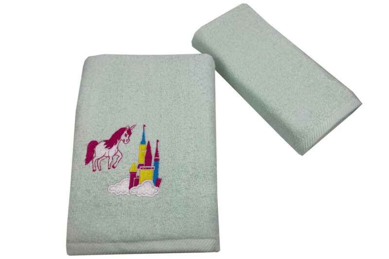 Παιδικές Πετσέτες (σετ 2 τεμ) castle unicorn