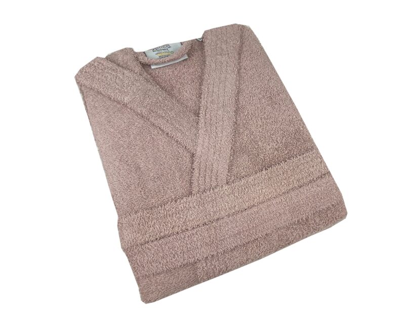 Μπουρνούζι Με Κουκούλα Dusty Rose