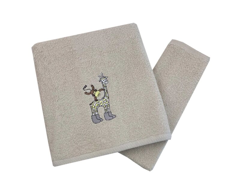 Παιδικές Πετσέτες (σετ 2 τεμ) Monkeys