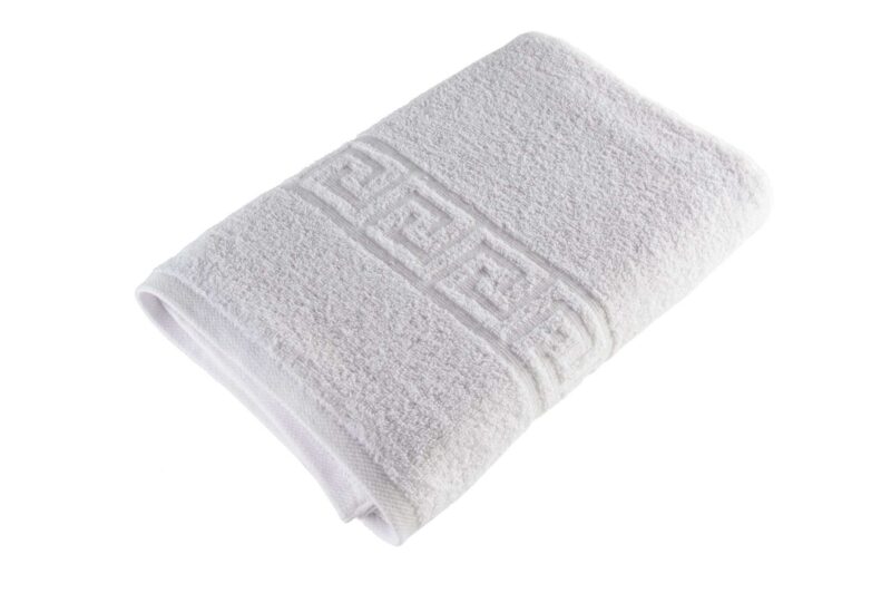 Πετσέτα Mπάνιου Ξενοδοχείου 70x140 Λευκή Μαίανδρος 500γρ. 100% cotton Πεννιέ