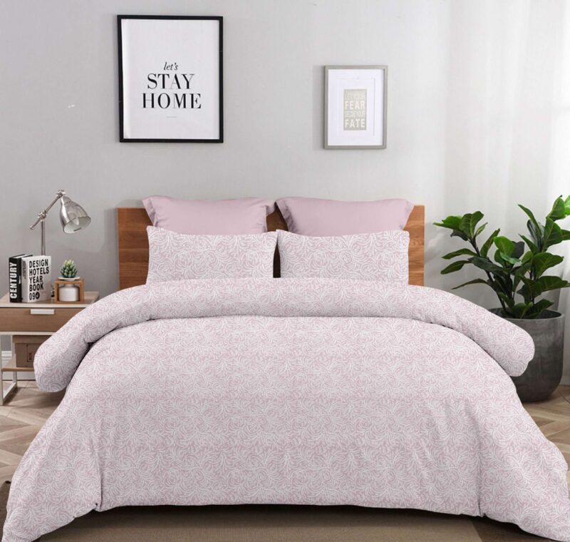 Σετ Σεντόνια 2Χ(2,45Χ2,60) + 2Χ(52Χ72) Aliessia Dusty Rose