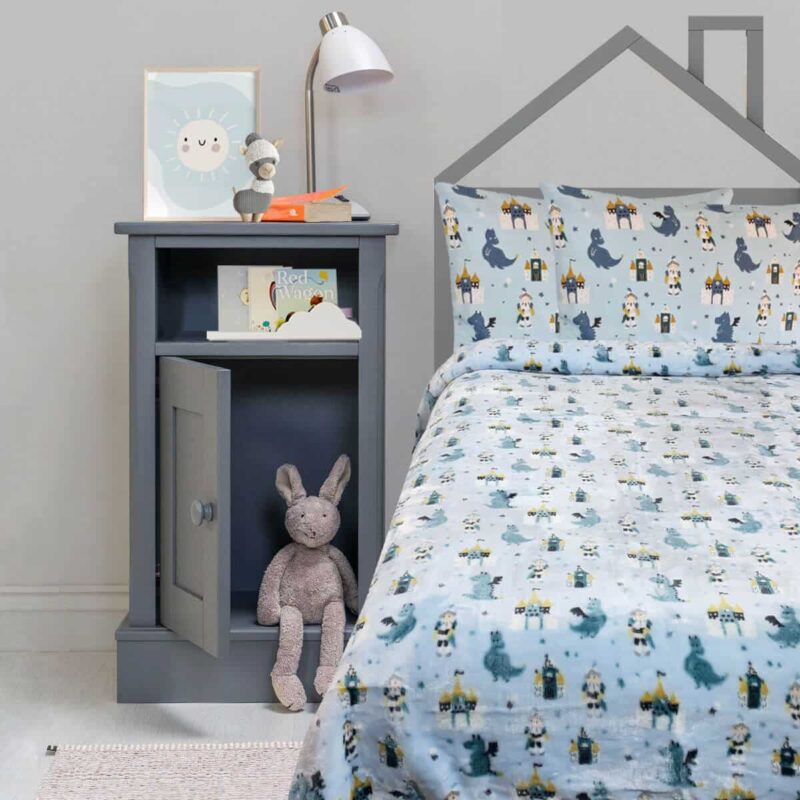 Παιδική Κουβέρτα Βελουτέ Μονή 160x220 Dragon Knight