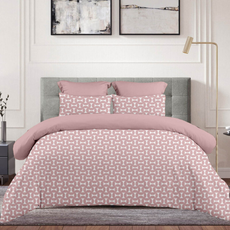 Σετ Σεντόνια 2Χ(2,45Χ2,60) + 2Χ(52Χ72) Luna Dusty Rose