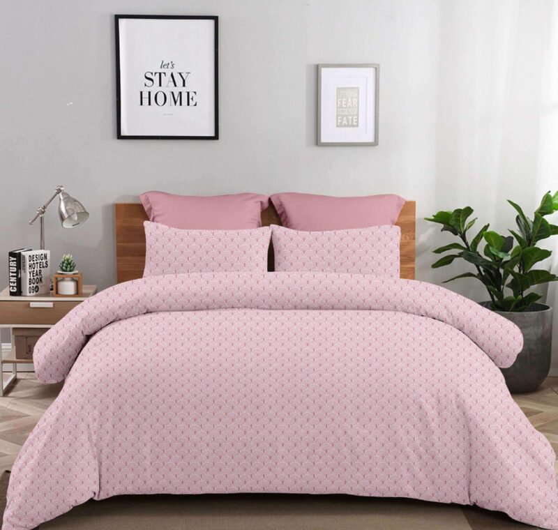 Σετ Σεντόνια 2Χ(1.75Χ2,60) + 1Χ(52Χ72) Rafaella Dusty Rose