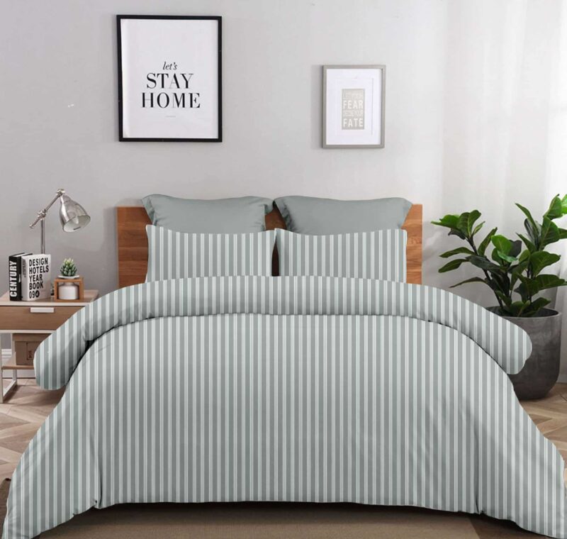 Σετ Σεντόνια 2Χ(2,45Χ2,60) + 2Χ(52Χ72) Silvia Grey