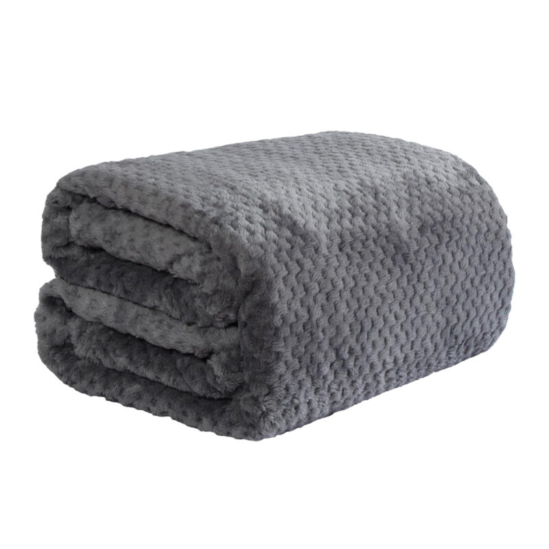 Κουβέρτα Καναπέ / Διακοσμητικό Ριχτάρι (130x160) Dark Grey